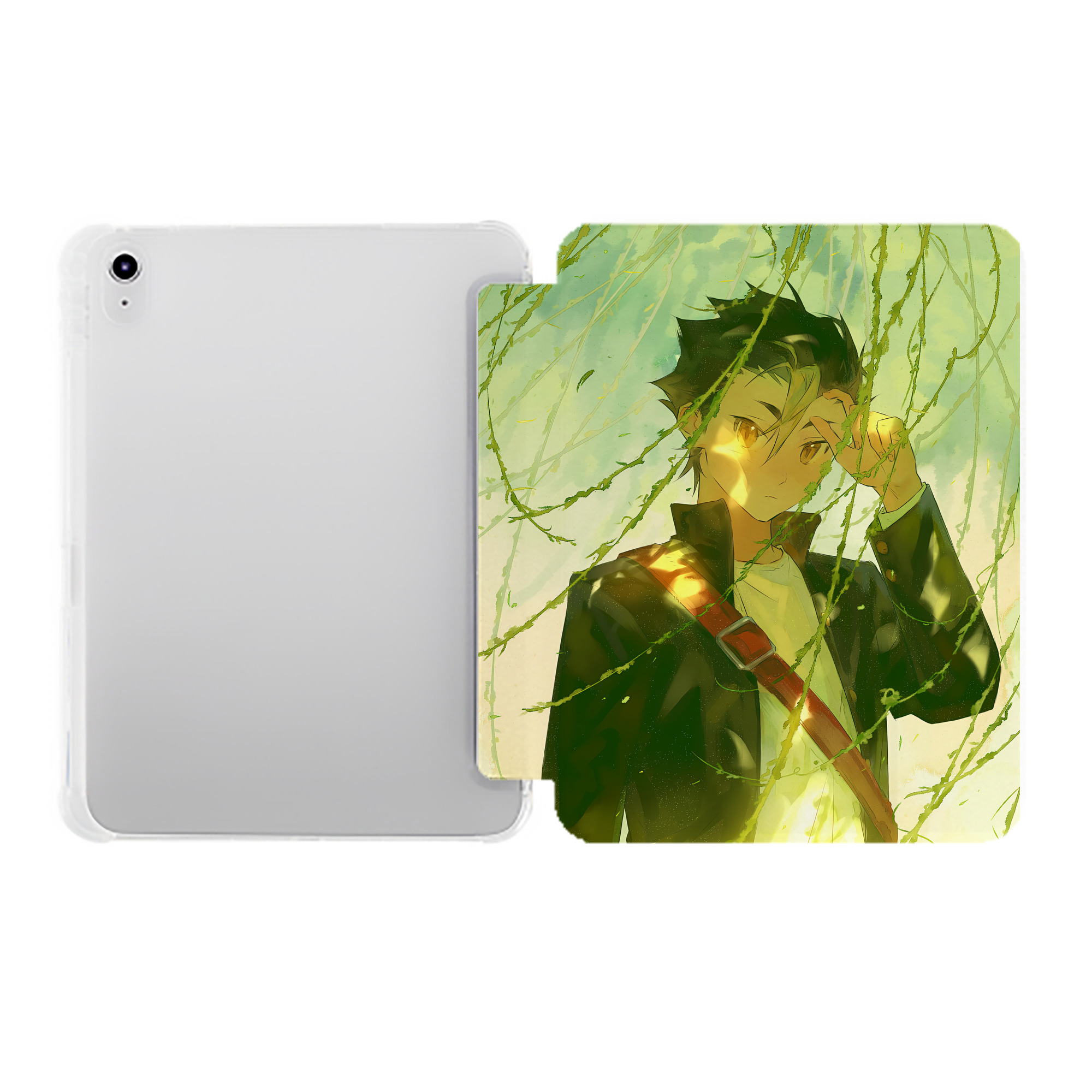 （画像用） ハイキュー!! Haikyu!! IPad ケース ペン収納付き 三つ折りスタンド PUレザー×シリコン 対応機種9.5/10.5/10.9インチ